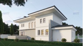 Proiect casa parter + etaj (212 mp) - Alondra